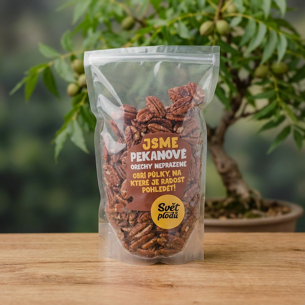 Pekanové orechy nepražené váha 1kg