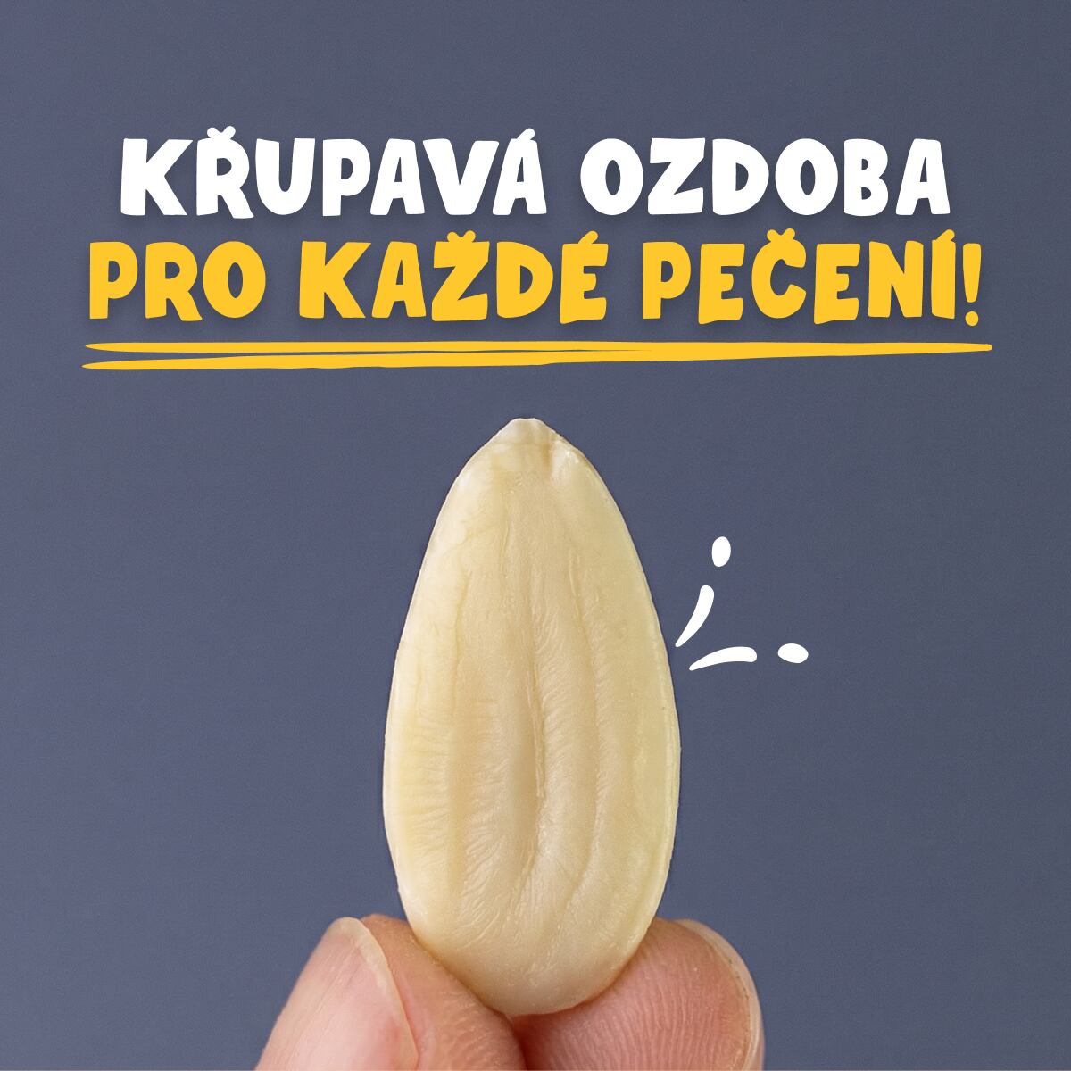 Mandle lúpané plátky váha 500g