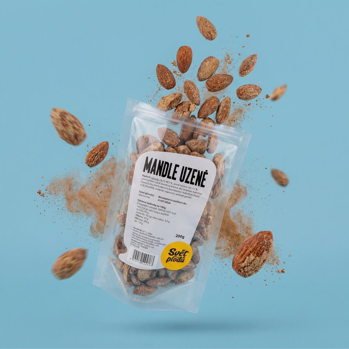 Mandle údené váha 200g