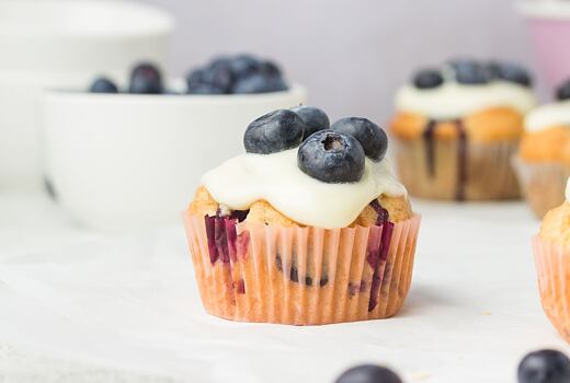 Borůvkové muffiny