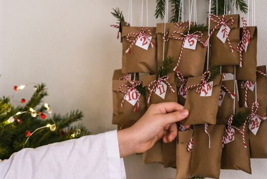 Domácí adventní kalendář: Nápady, co dát do pytlíčků