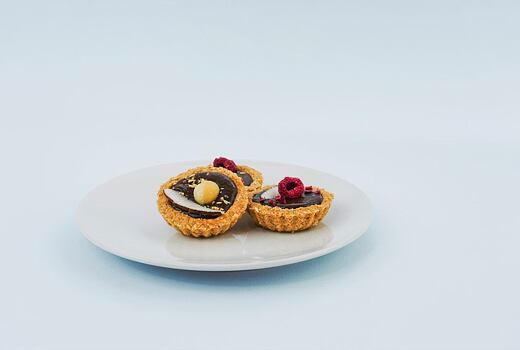 Čokoládové tartaletky s makadamy