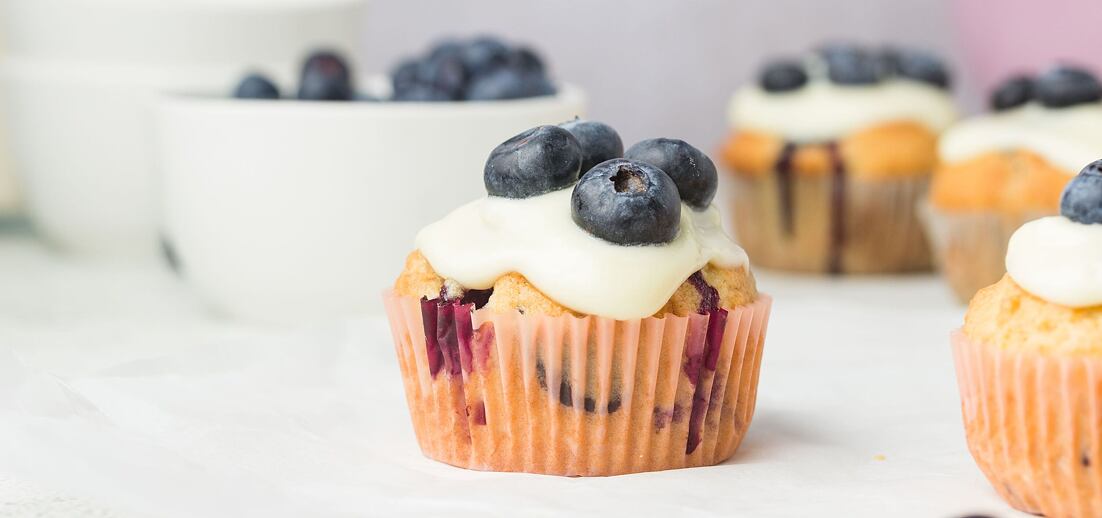 Čučoriedkové muffiny