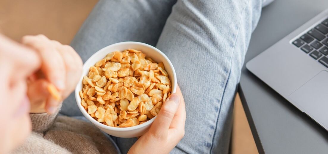 Mňam a křup! Zobejte chytře s praženými fazolovými lupínky