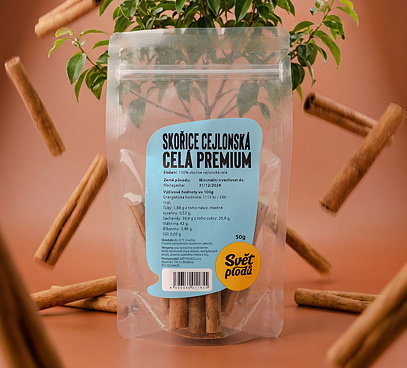 Skořice cejlonská celá Premium