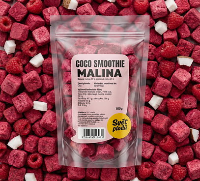 Coco smoothie malina