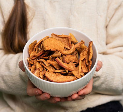 Jablečné chipsy skořicové