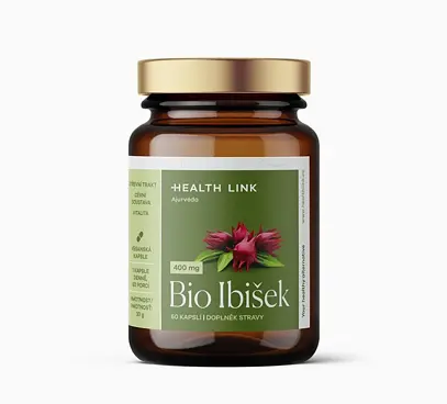 HEALTH LINK BIO Ibišek kapsle 400 mg
