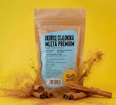 Skořice cejlonská mletá Premium