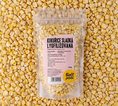 Kukuřice sladká lyofilizovaná