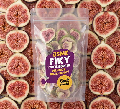 Fíky lyofilizované plátky