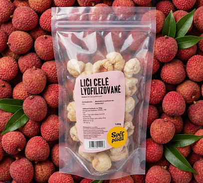 Liči celé lyofilizované