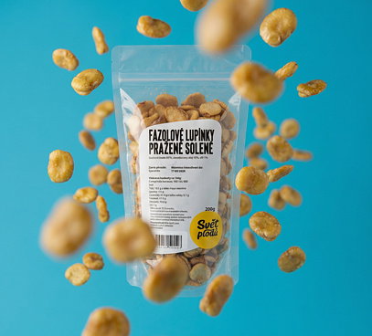 Fazolové lupínky pražené solené