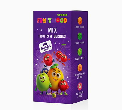 Sergio Fruit Mood tyčinky Berries & Fruits bez přidaného cukru