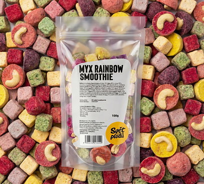 MYX Rainbow smoothie