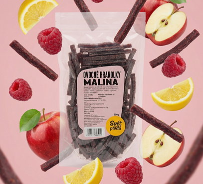 Ovocné hranolky malina