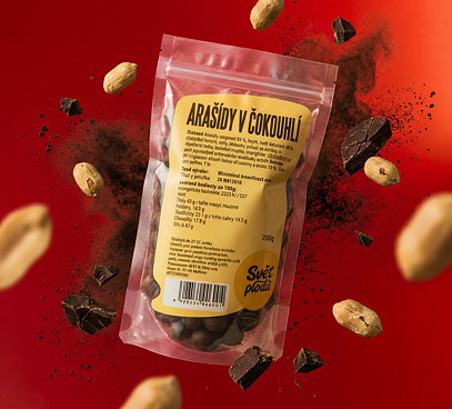 Arašídy v čokouhlí