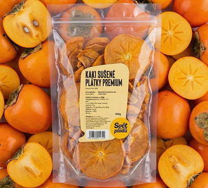Kaki sušené plátky Premium