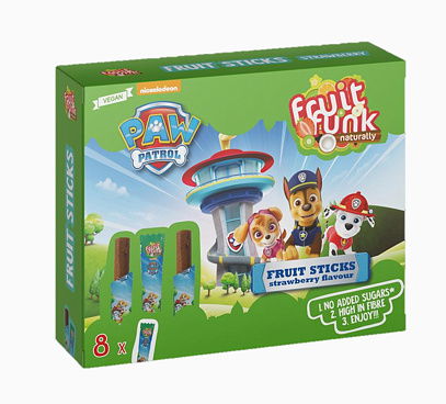 Fruit Funk Ovocné tyčinky Tlapková patrola