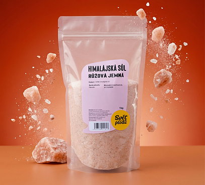 Himalájská sůl růžová jemná
