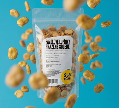 Fazolové lupínky pražené solené