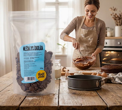 Mliečna 31% čokoláda 