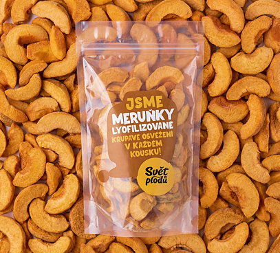 Meruňky lyofilizované