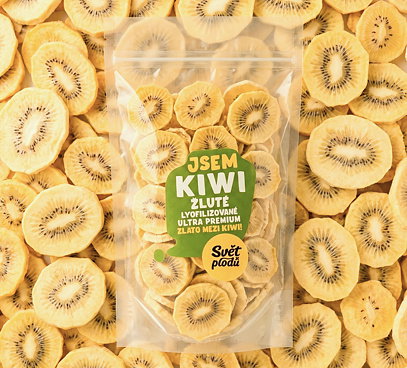 Kiwi žluté lyofilizované Ultra Premium