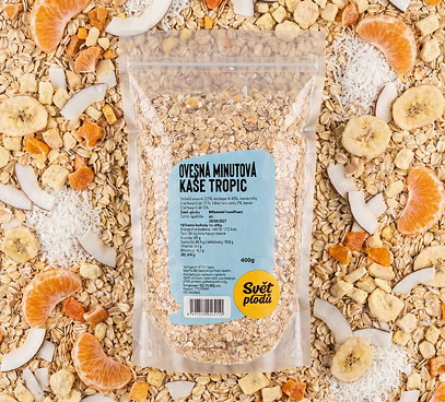 Ovesná minutová kaše tropic