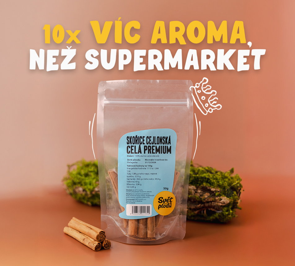 Skořice cejlonská celá Premium claim