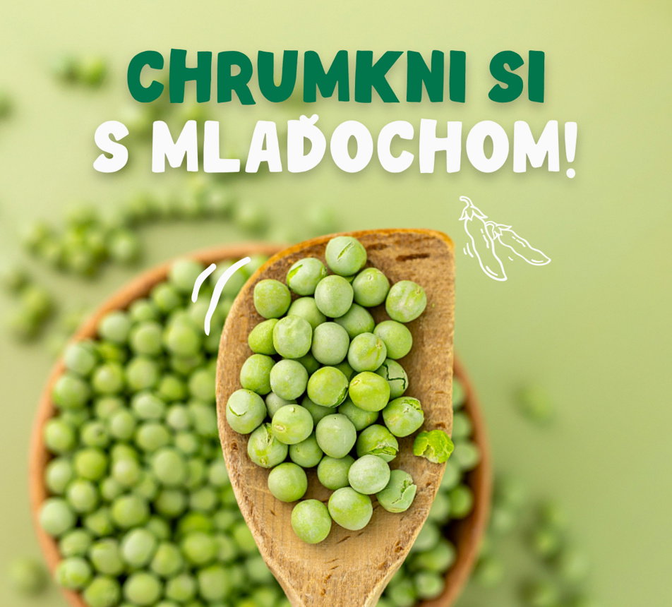 Hrášok mladý lyofilizovaný