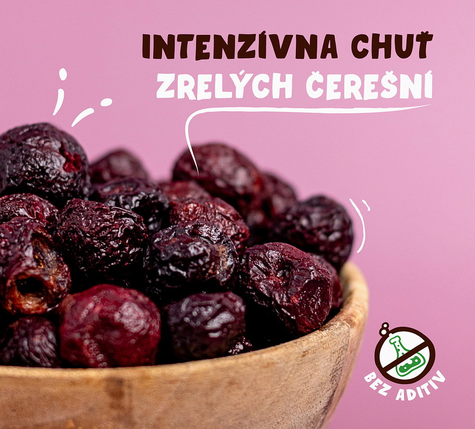 Třešně lyofilizované