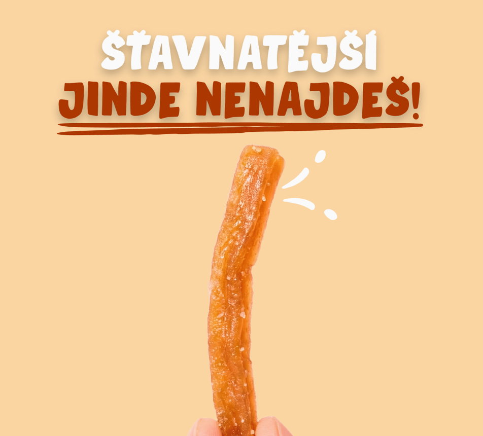 Ovocné hranolky broskev