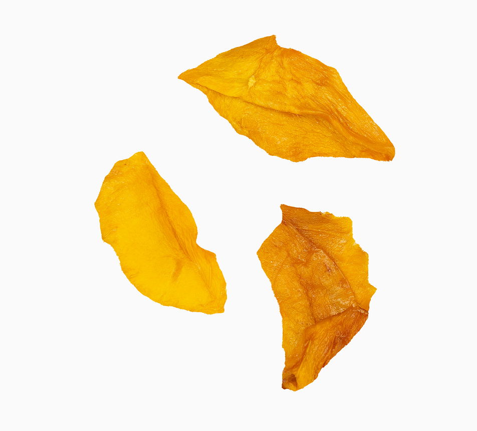 Mango sušené plátky detail