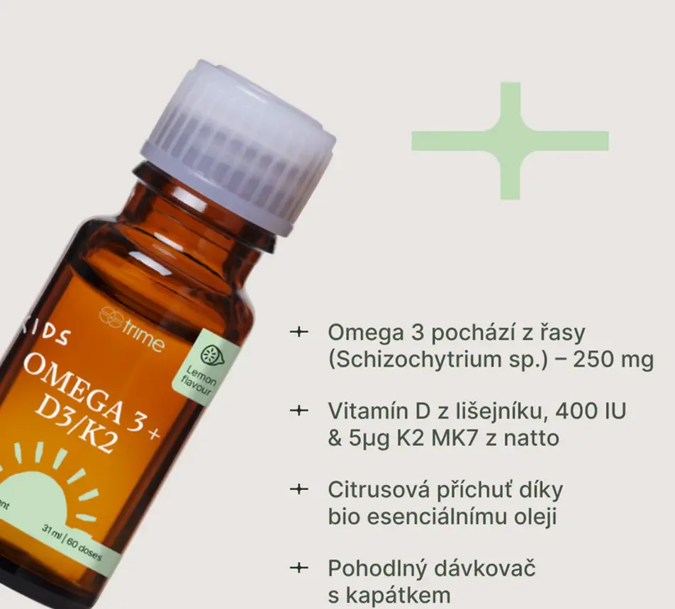 TRIME Kids Omega 3 + D3/K2 lemon