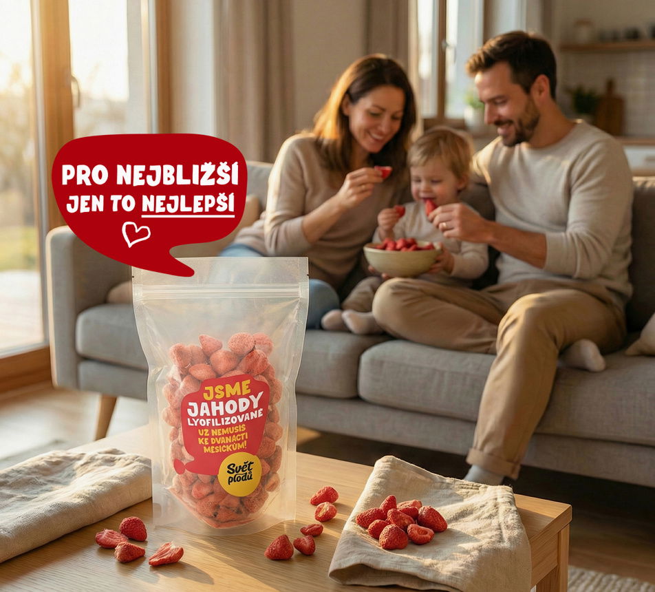 Jahody lyofilizované celé 