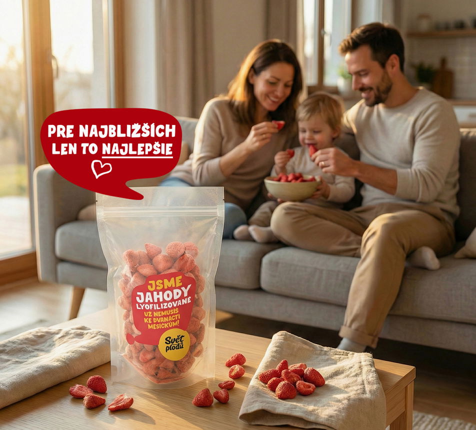 Jahody lyofilizované celé 
