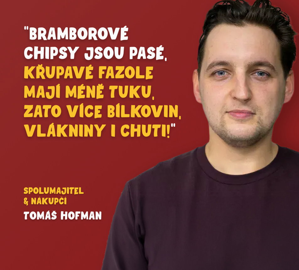 Fazolové lupínky citron a paprika