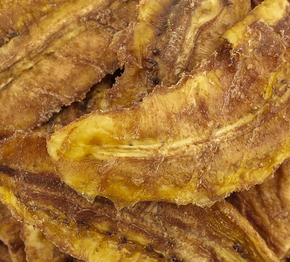 Plátky sušených banánů