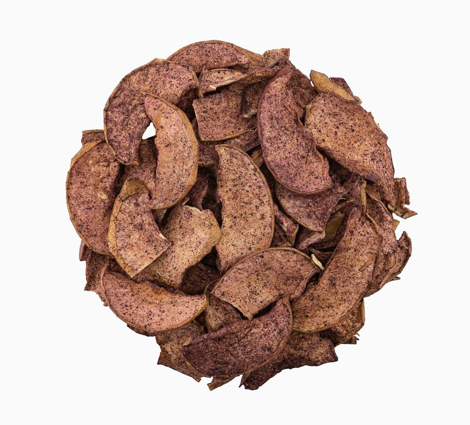 Jablečné chipsy borůvkové