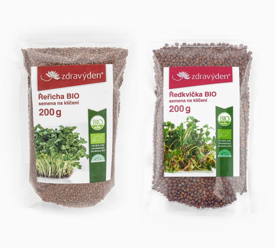 Semínka na klíčení