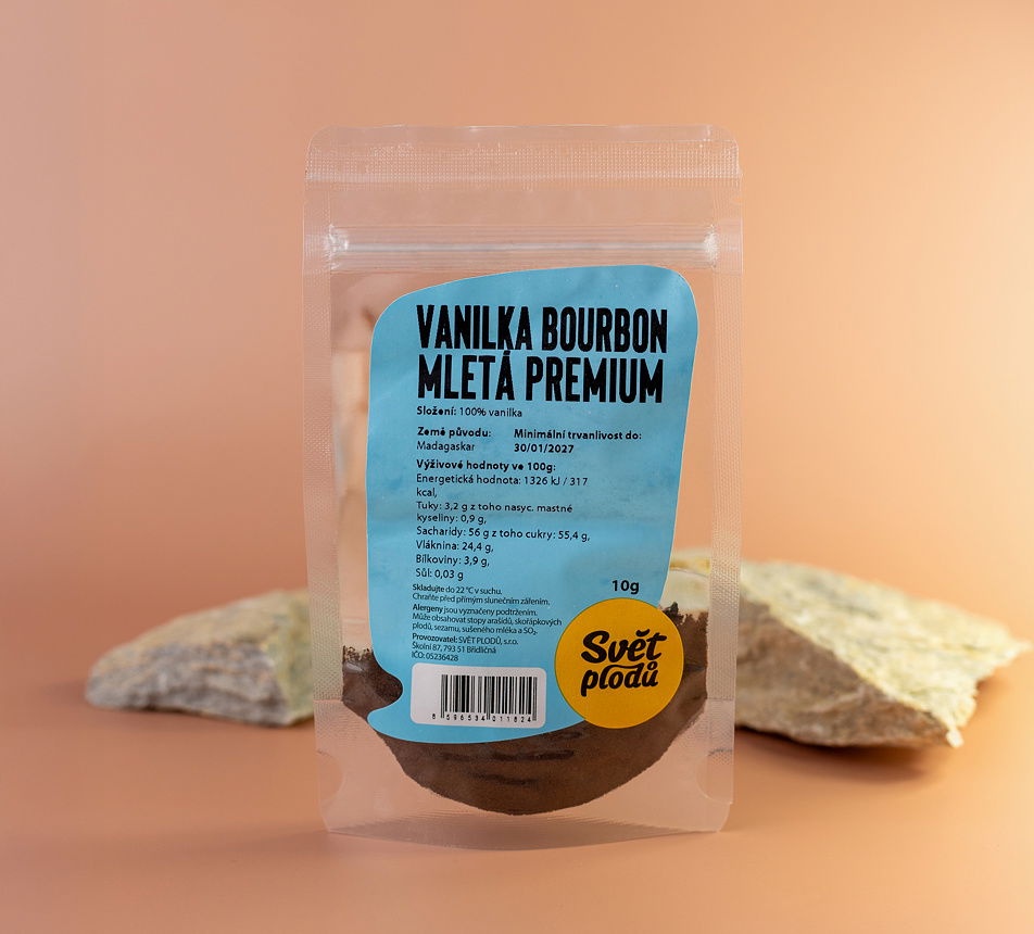 Vanilka Bourbon mletá Premium