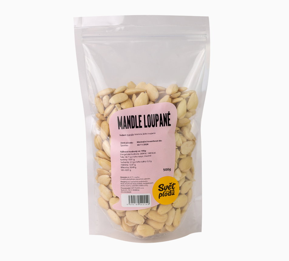 Mandle loupané