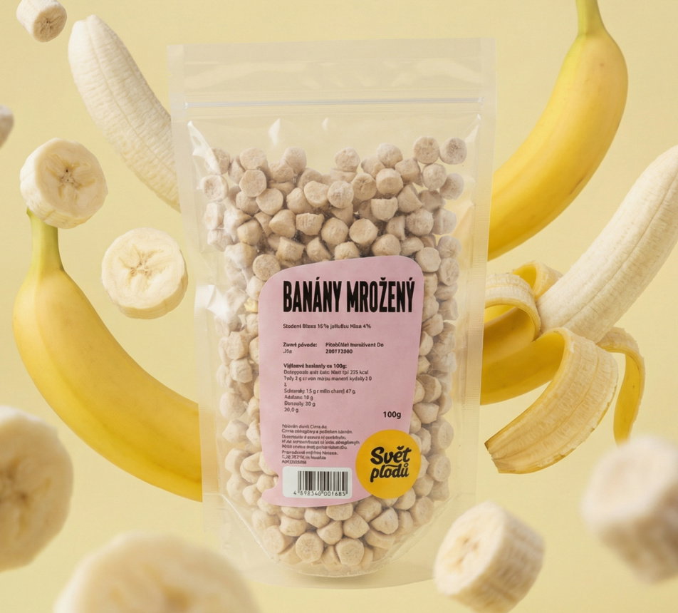 Banány mrožený