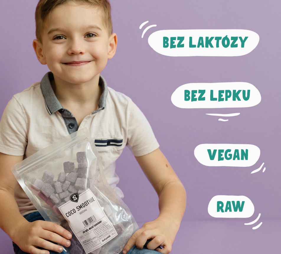 Coco smoothie borůvka