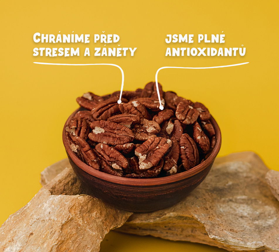 Pekanové ořechy nepražené