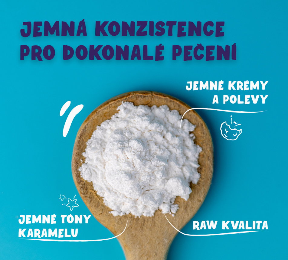 Třtinový cukr moučkový USP