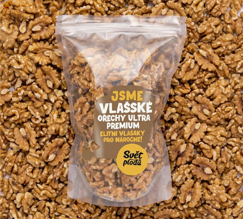 Vlašské ořechy 90% půlky Jumbo