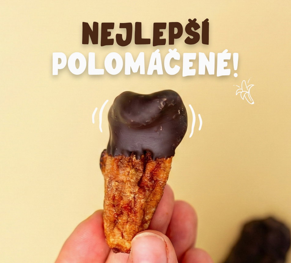 Banány v hořké čokoládě Premium