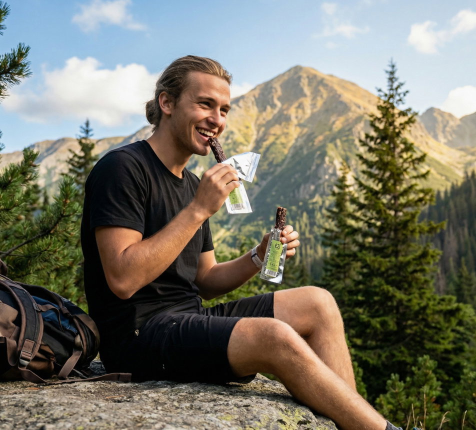 ​Hovädzia proteínová tyčinka so zeleninou